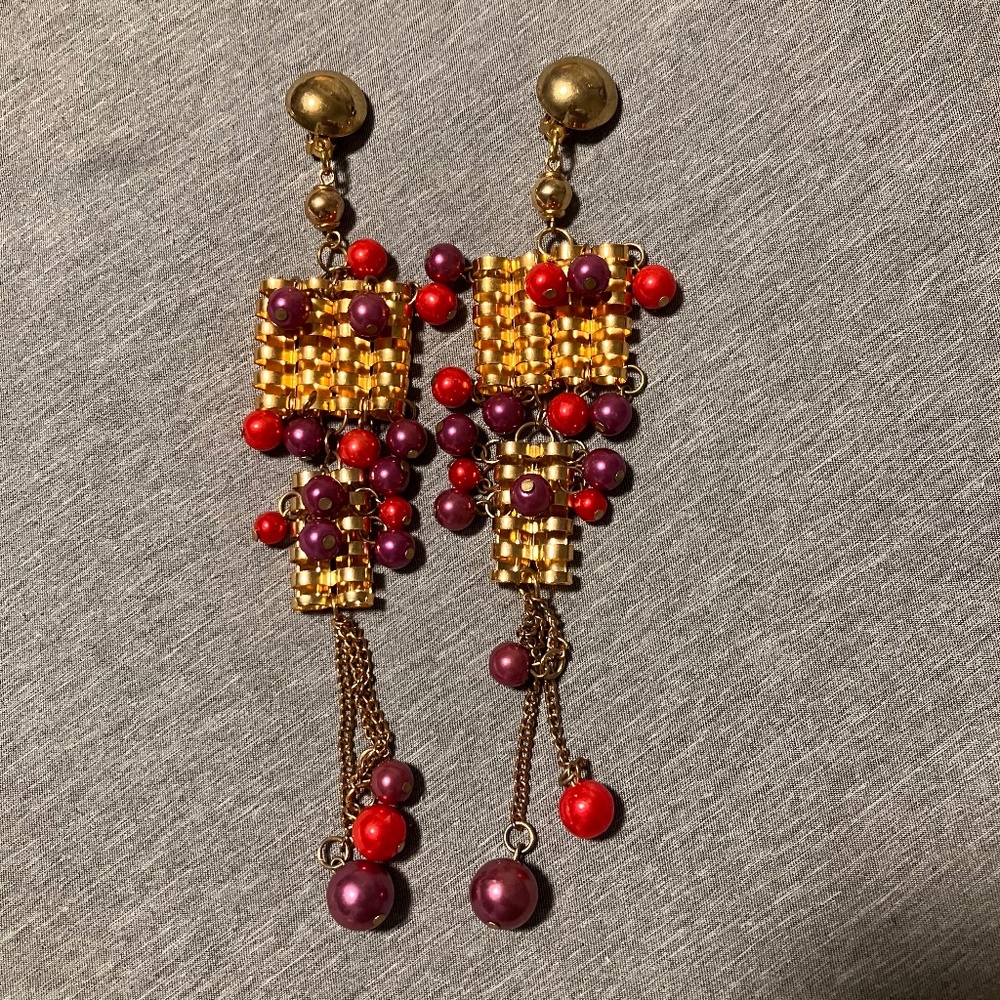 Gold Chandelier Earrings